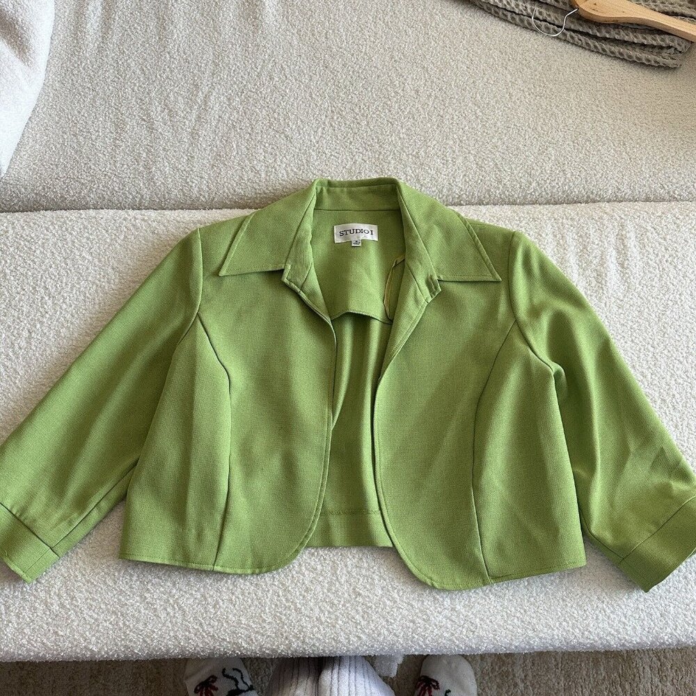Studio 1 Women’s Green Jacket Size‎ 14